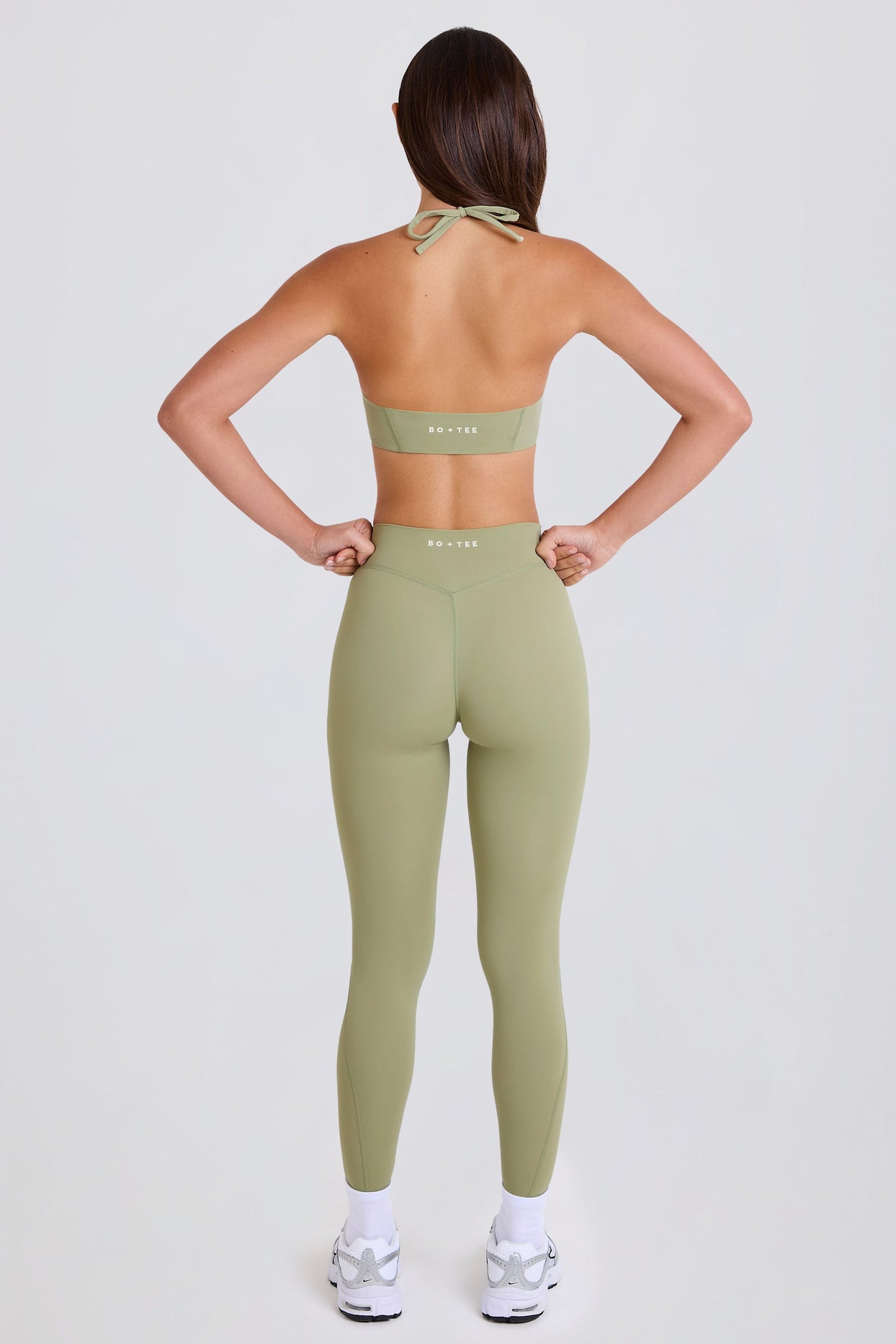 High-Waist Leggings in Matcha - 4