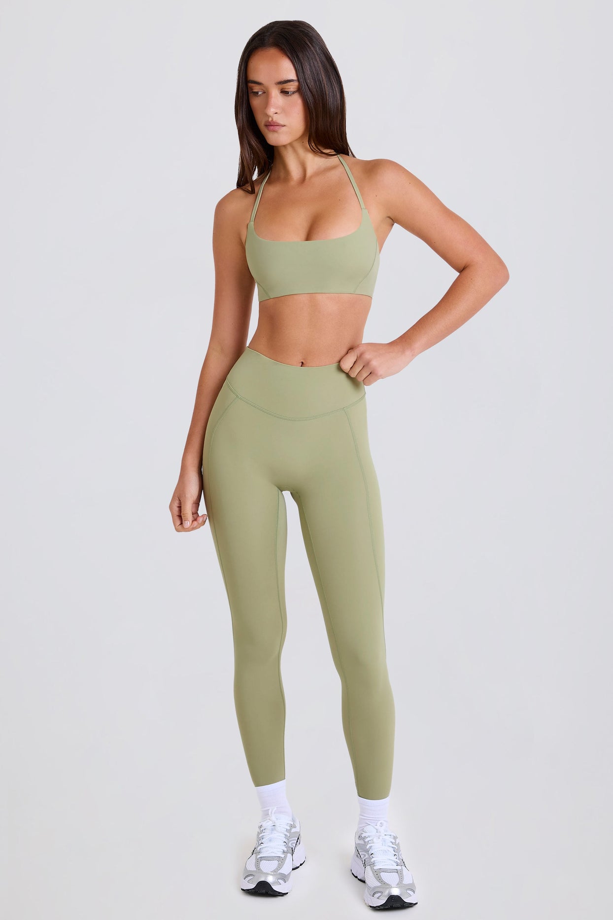 High-Waist Leggings in Matcha - 5
