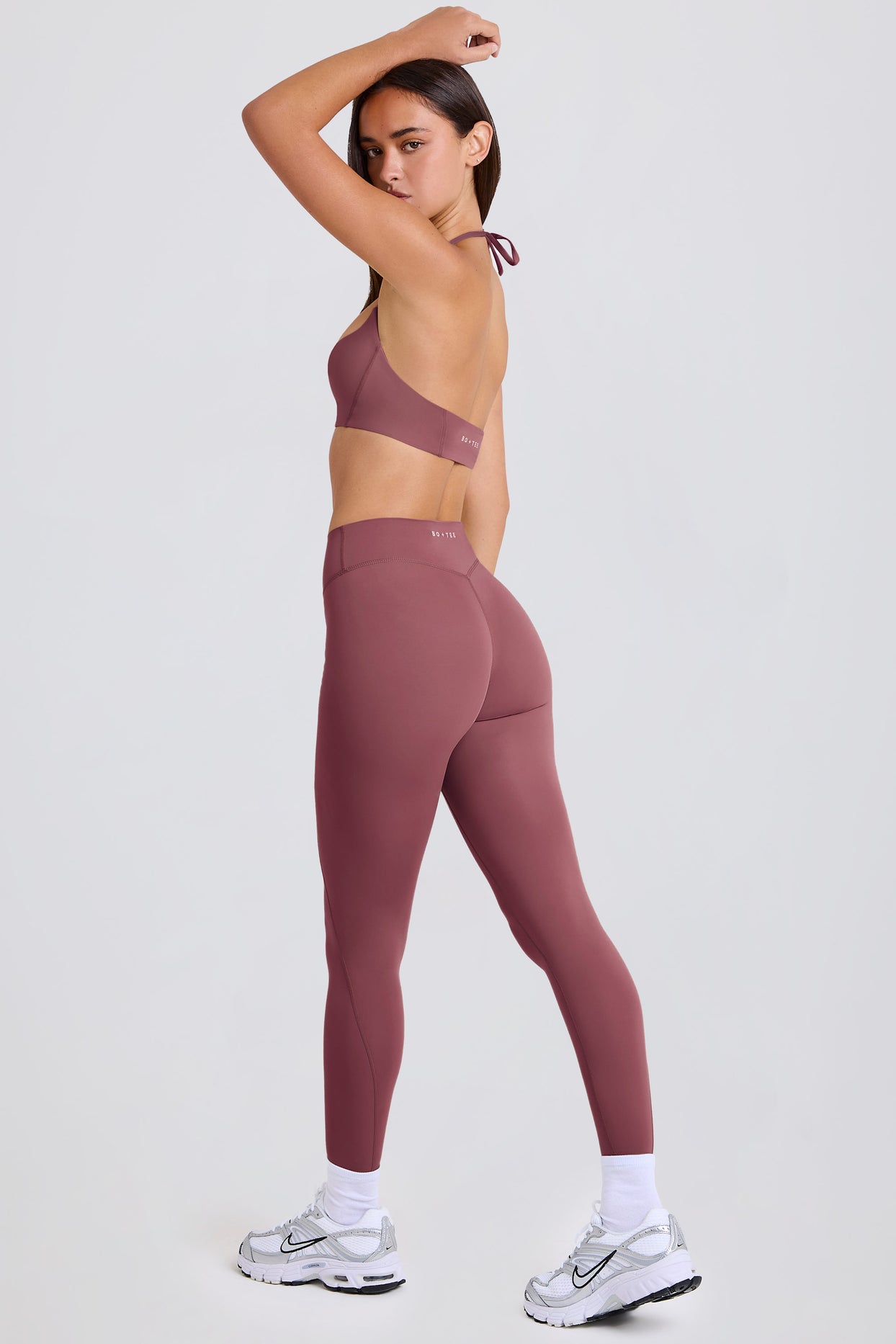 High-Waist Leggings in Acai - 2