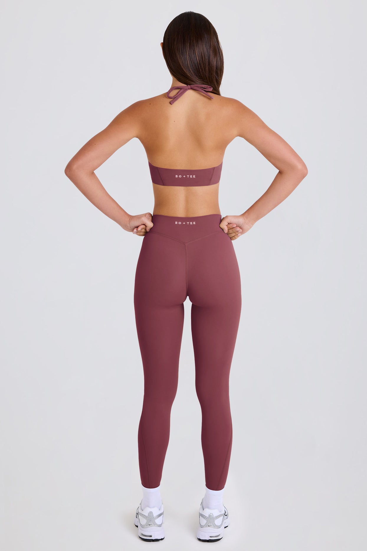 High-Waist Leggings in Acai - 4