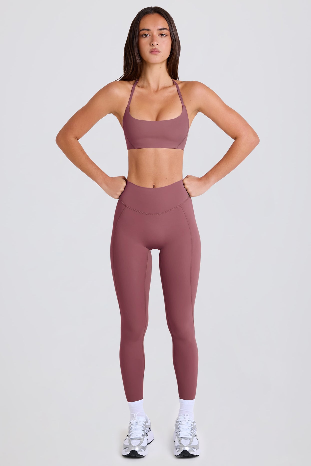 High-Waist Leggings in Acai - 6