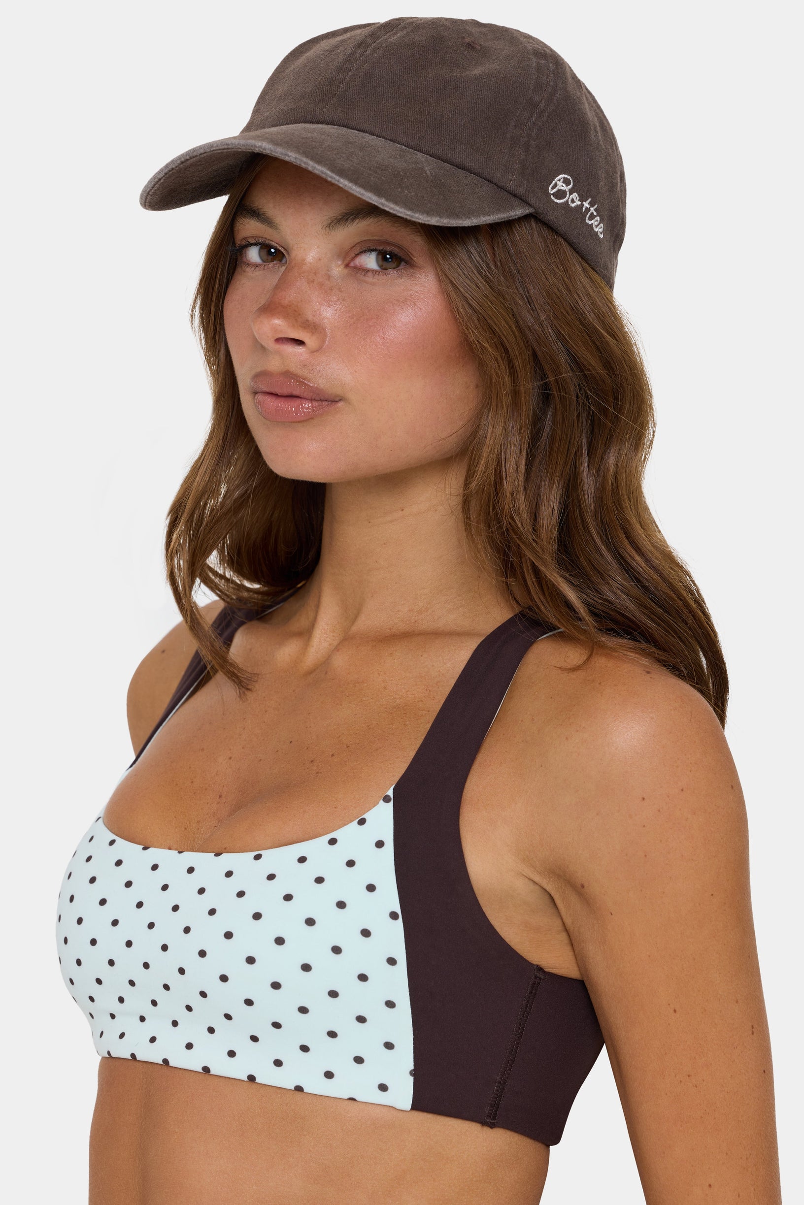 Baseball Cap in Dark Cocoa - 1