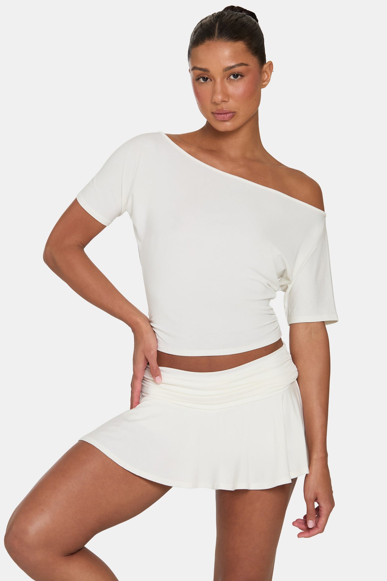 ButterCloud™ T-Shirt in Coconut - 5