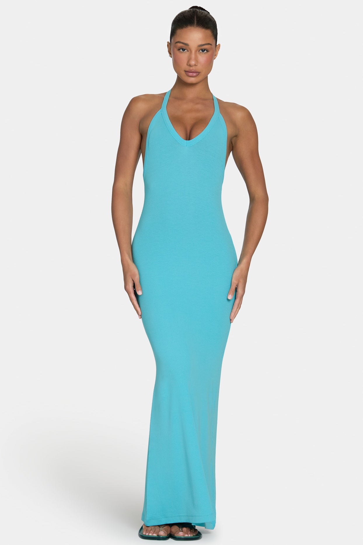 ButterCloud™ Maxi Dress in Aqua - 5