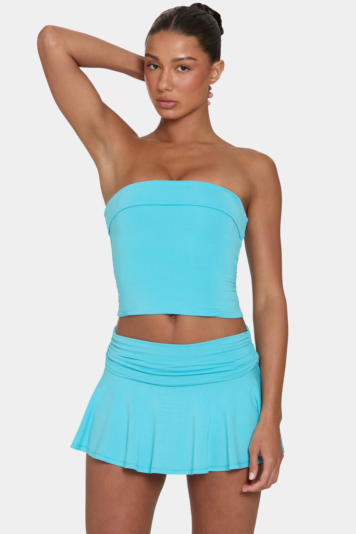 ButterCloud™ Mini Skort in Aqua - 5