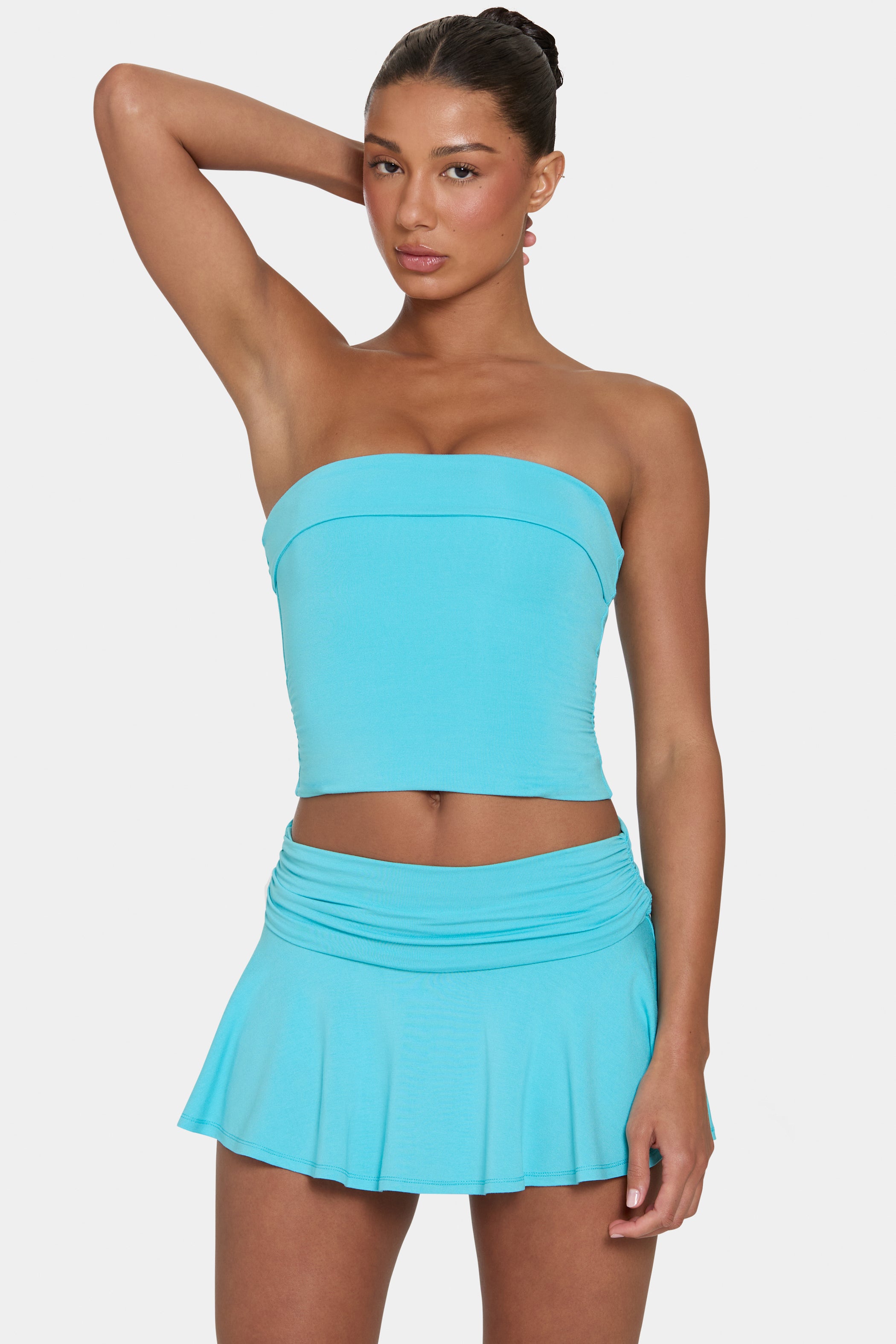 ButterCloud™ Mini Skort in Aqua