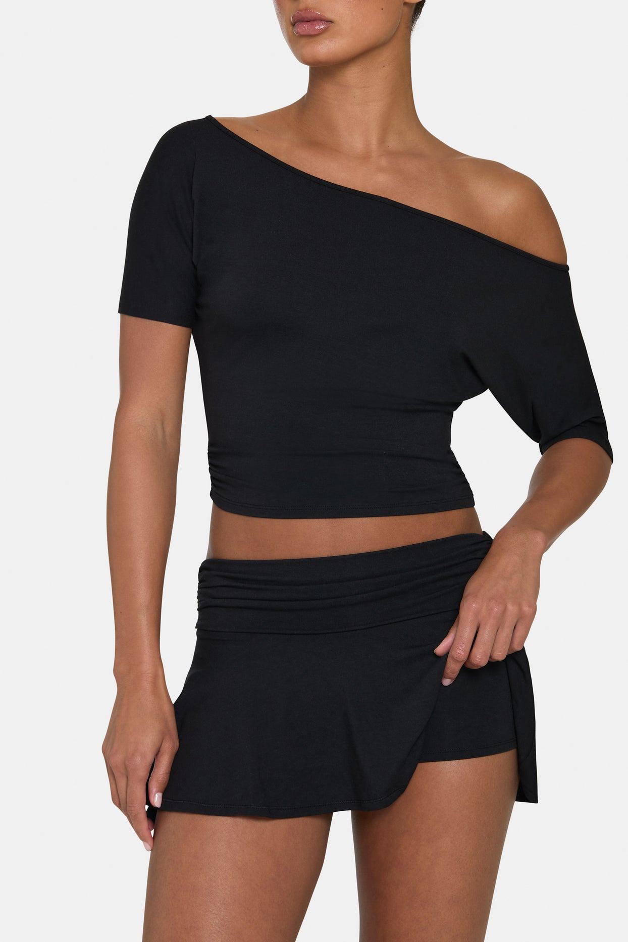 ButterCloud™ Mini Skort in Black - 4