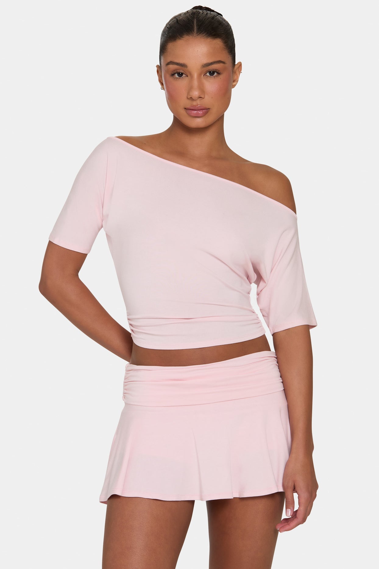 ButterCloud™ Mini Skort in Blush - 5