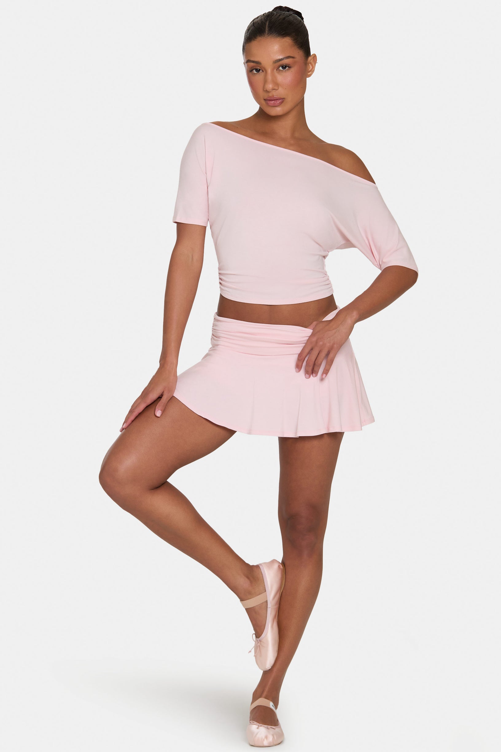 ButterCloud™ Mini Skort in Blush - 1
