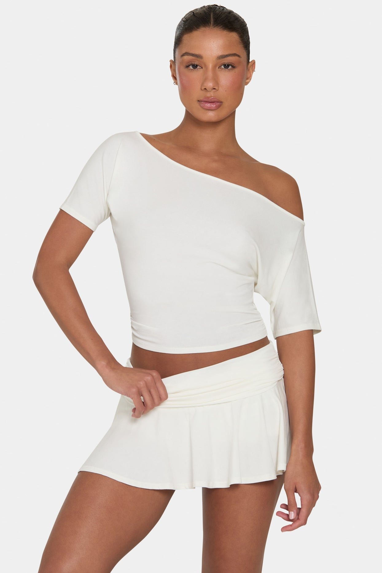 ButterCloud™ Mini Skort in Coconut - 5