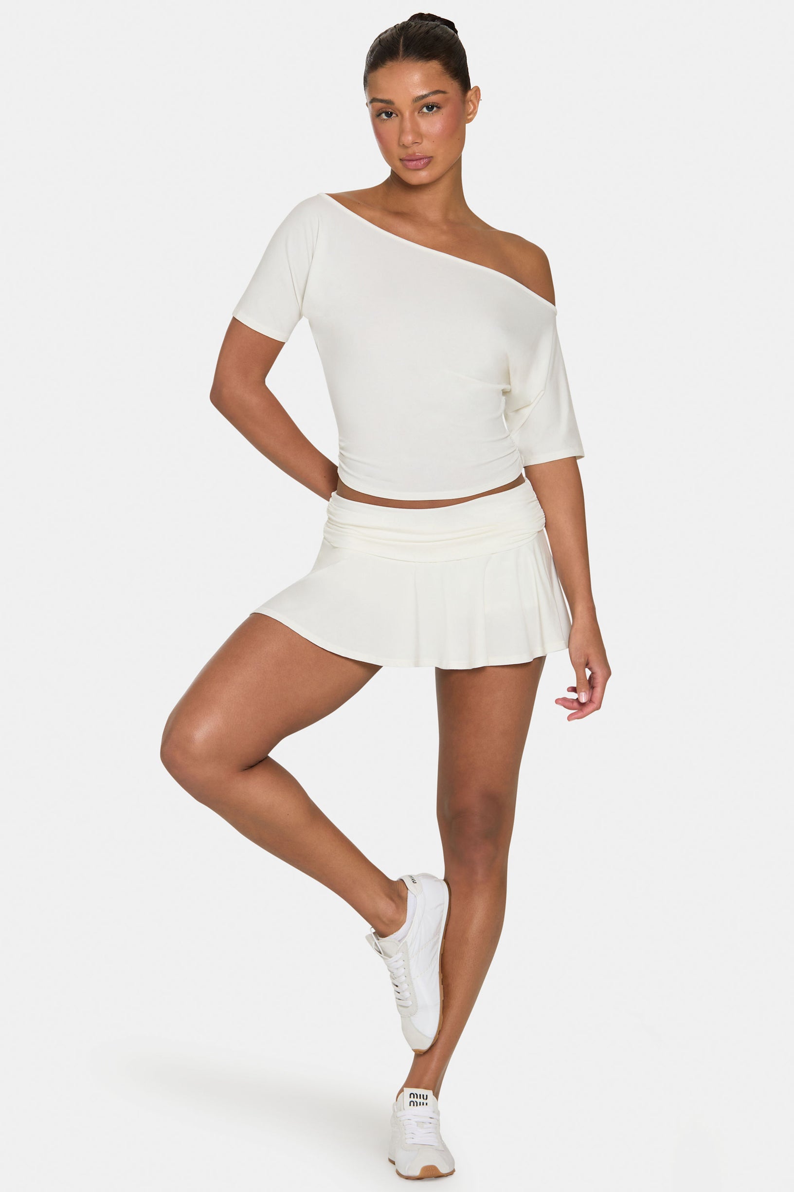 ButterCloud™ Mini Skort in Coconut - 1