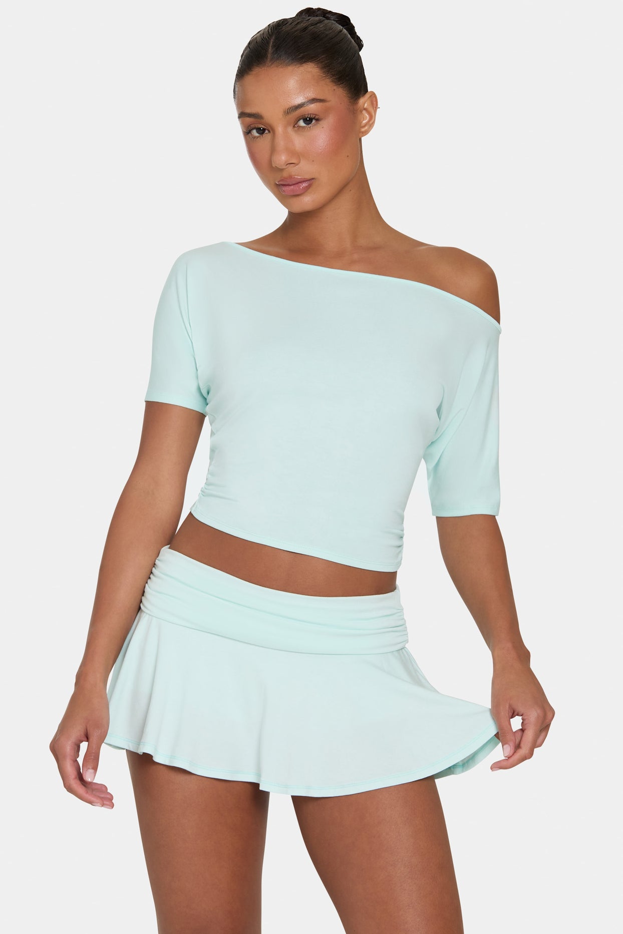 ButterCloud™ Mini Skort in Peppermint - 5
