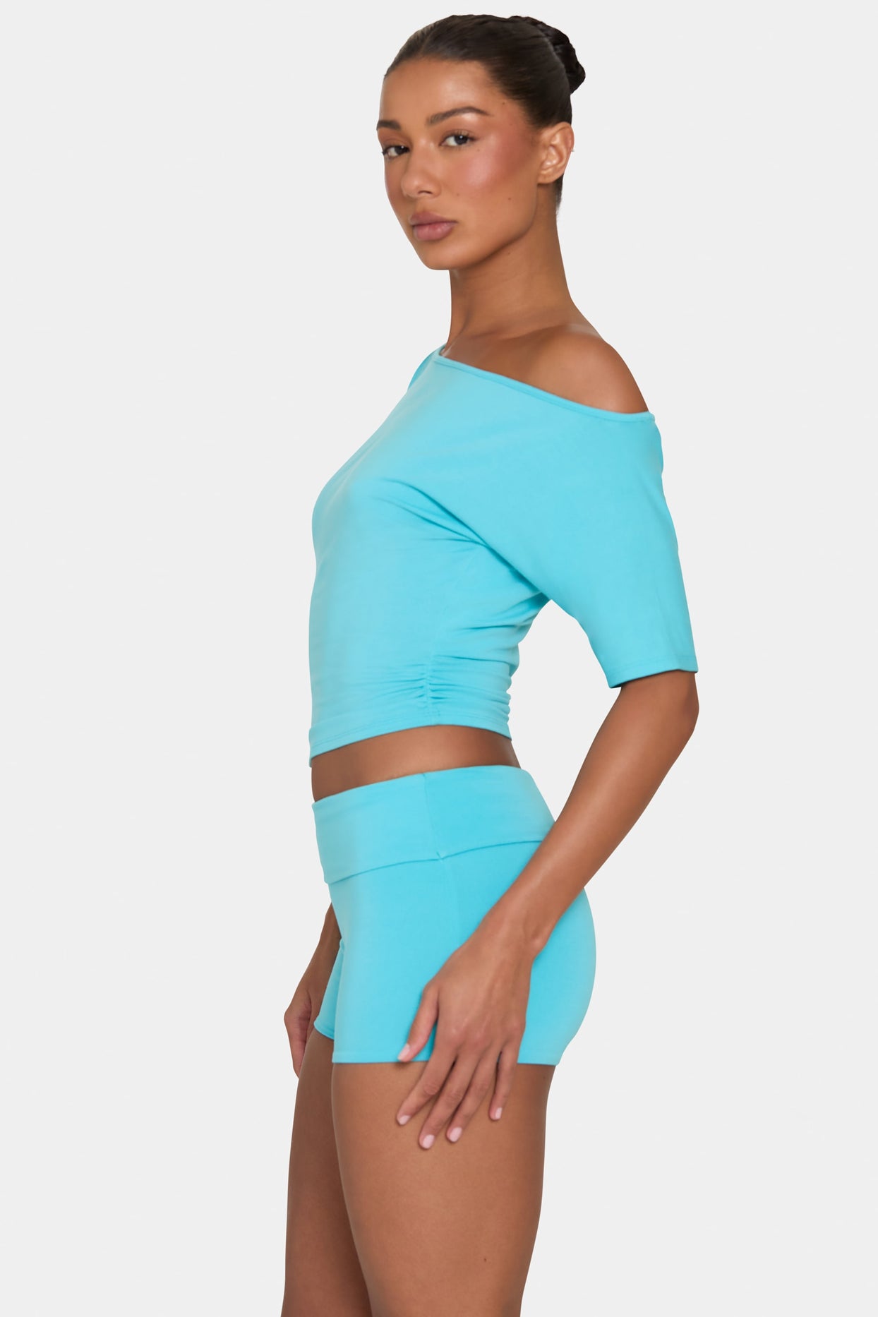 ButterCloud™ Shorts in Aqua - 3