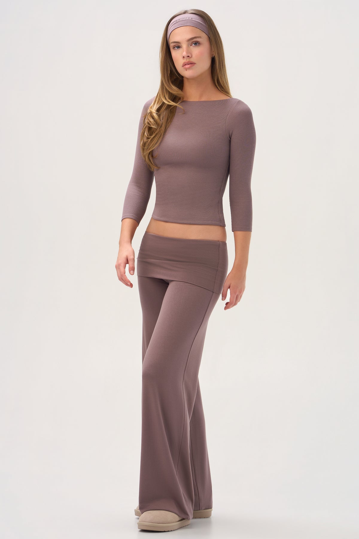 ButterCloud™ Wide-Leg Trousers in Chestnut