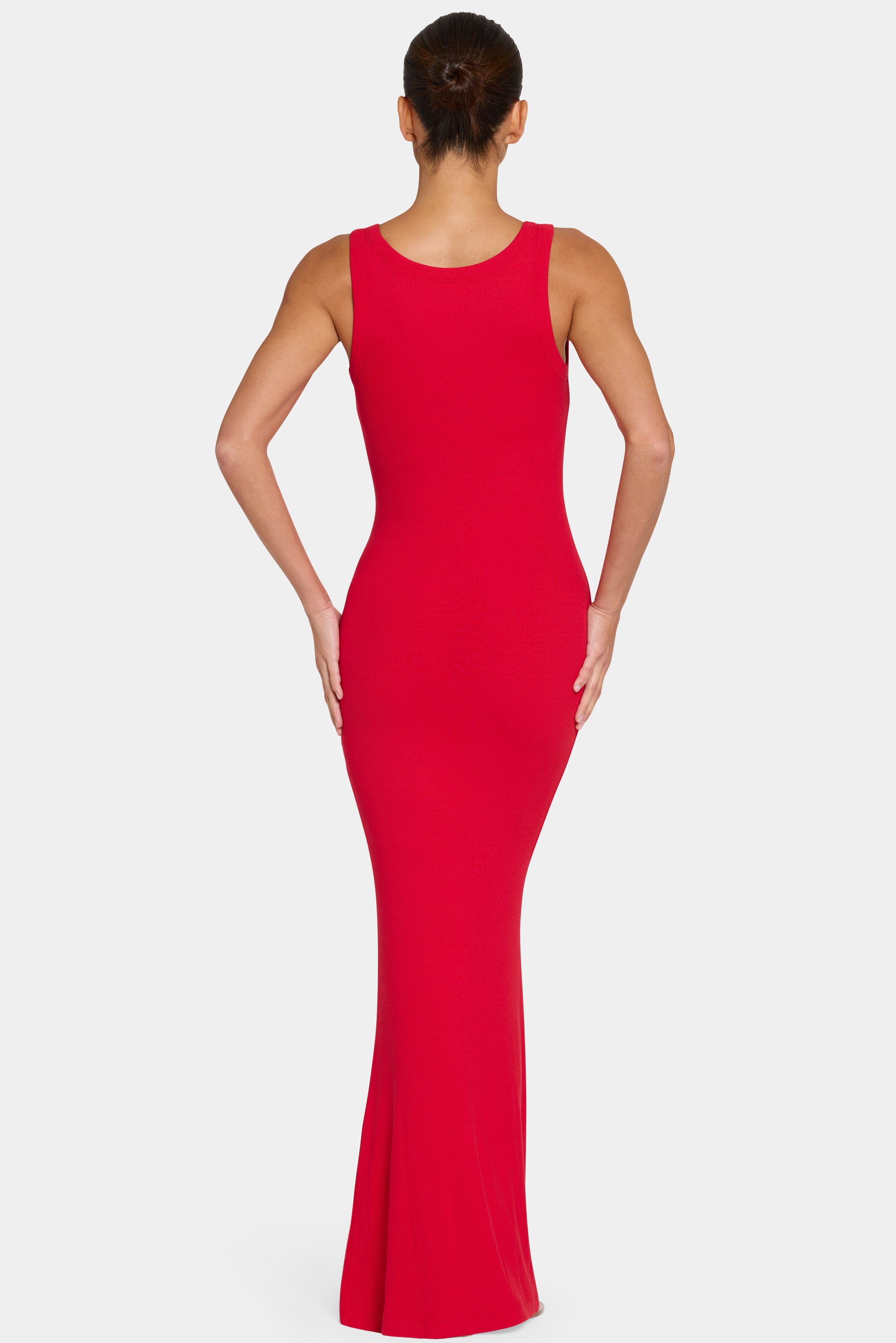 ButterCloud™ Built-In Bra Maxi Dress in Chilli