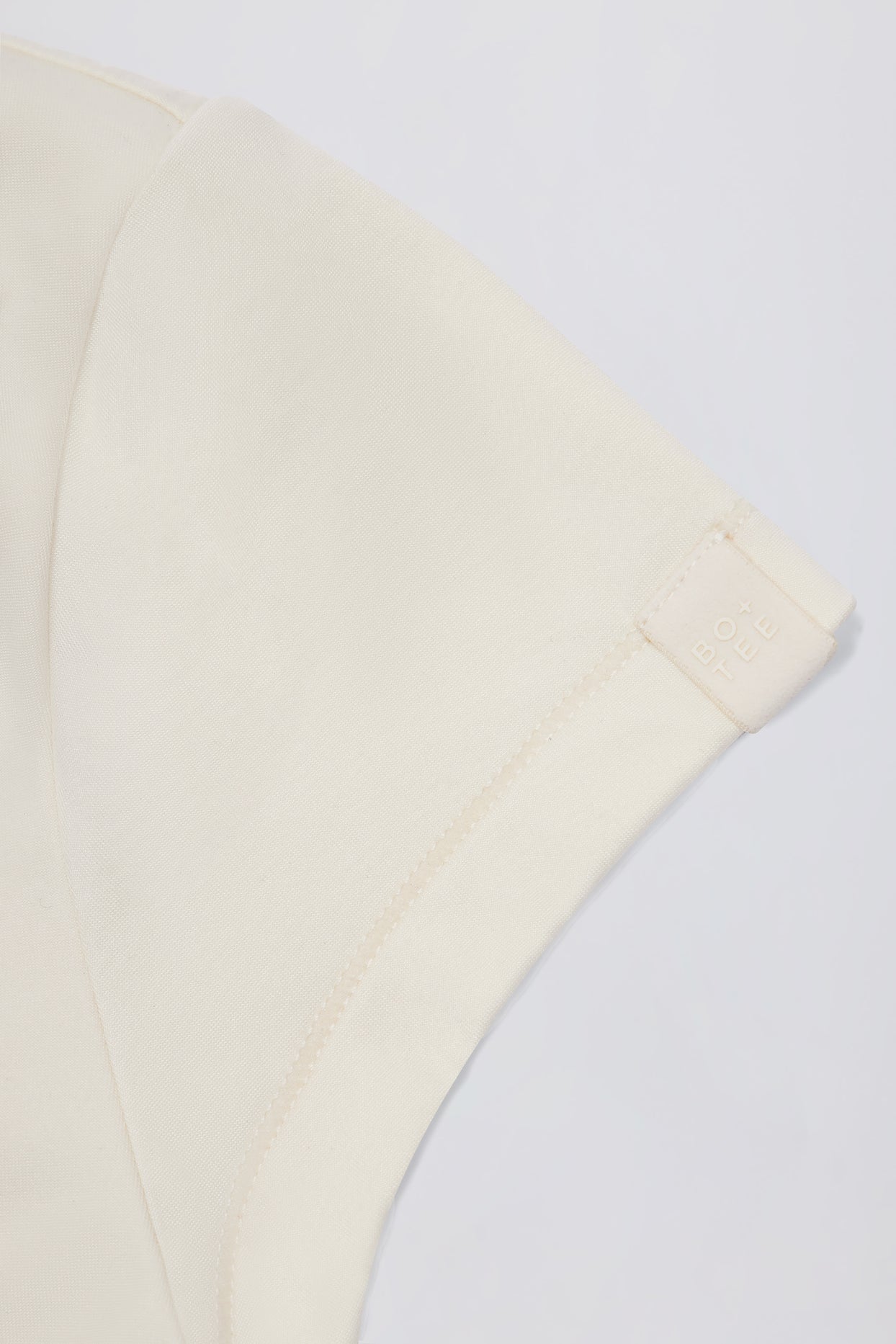 Cut-Out Longline T-Shirt in Oat - 4