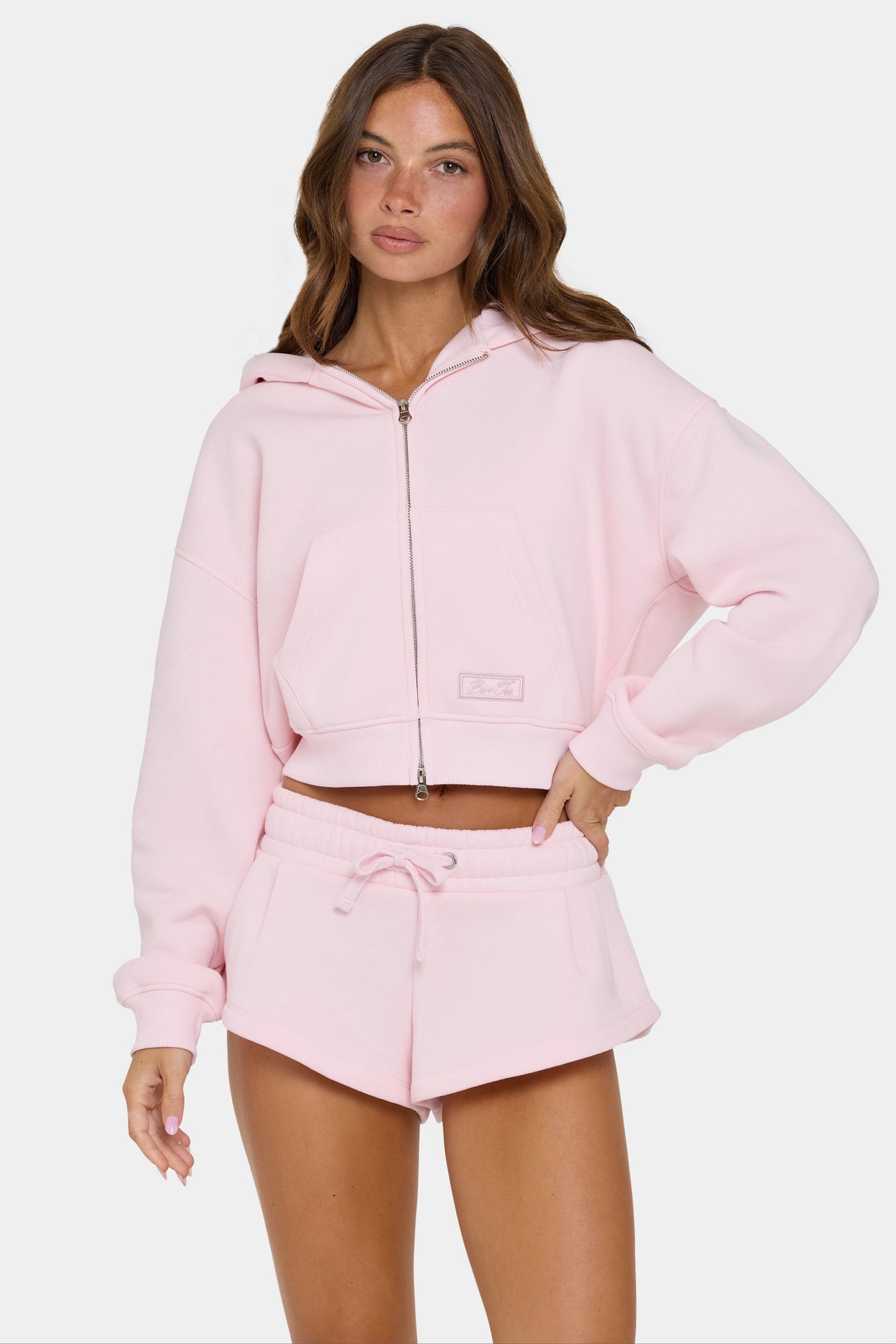 Mid-Rise Mini Shorts in Sorbet - 5