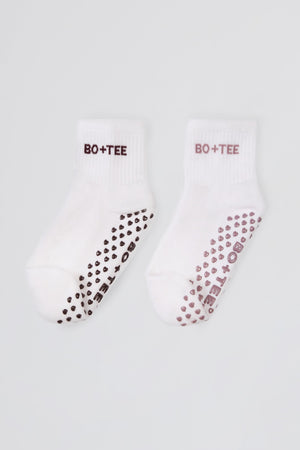 Pilates 2-Pack Socks Bundle in White