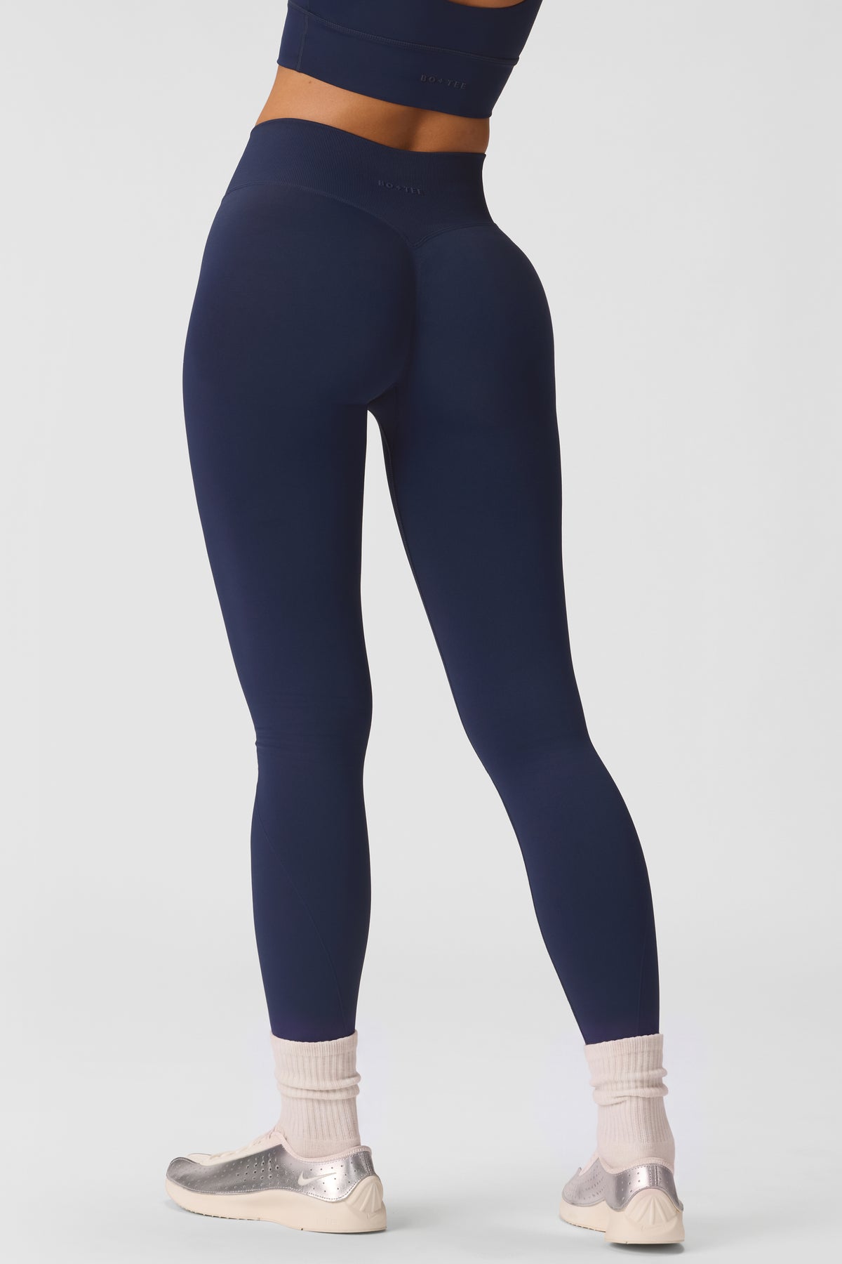 Seamless Full-Length Leggings in Midnight Navy