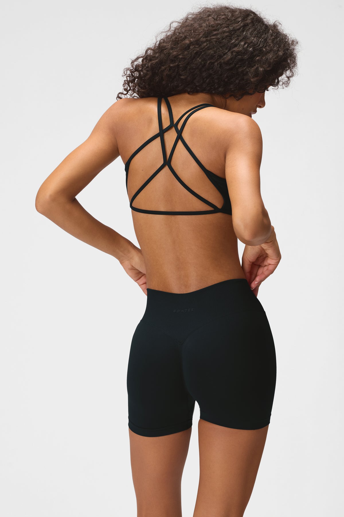 Seamless Shorts in Black