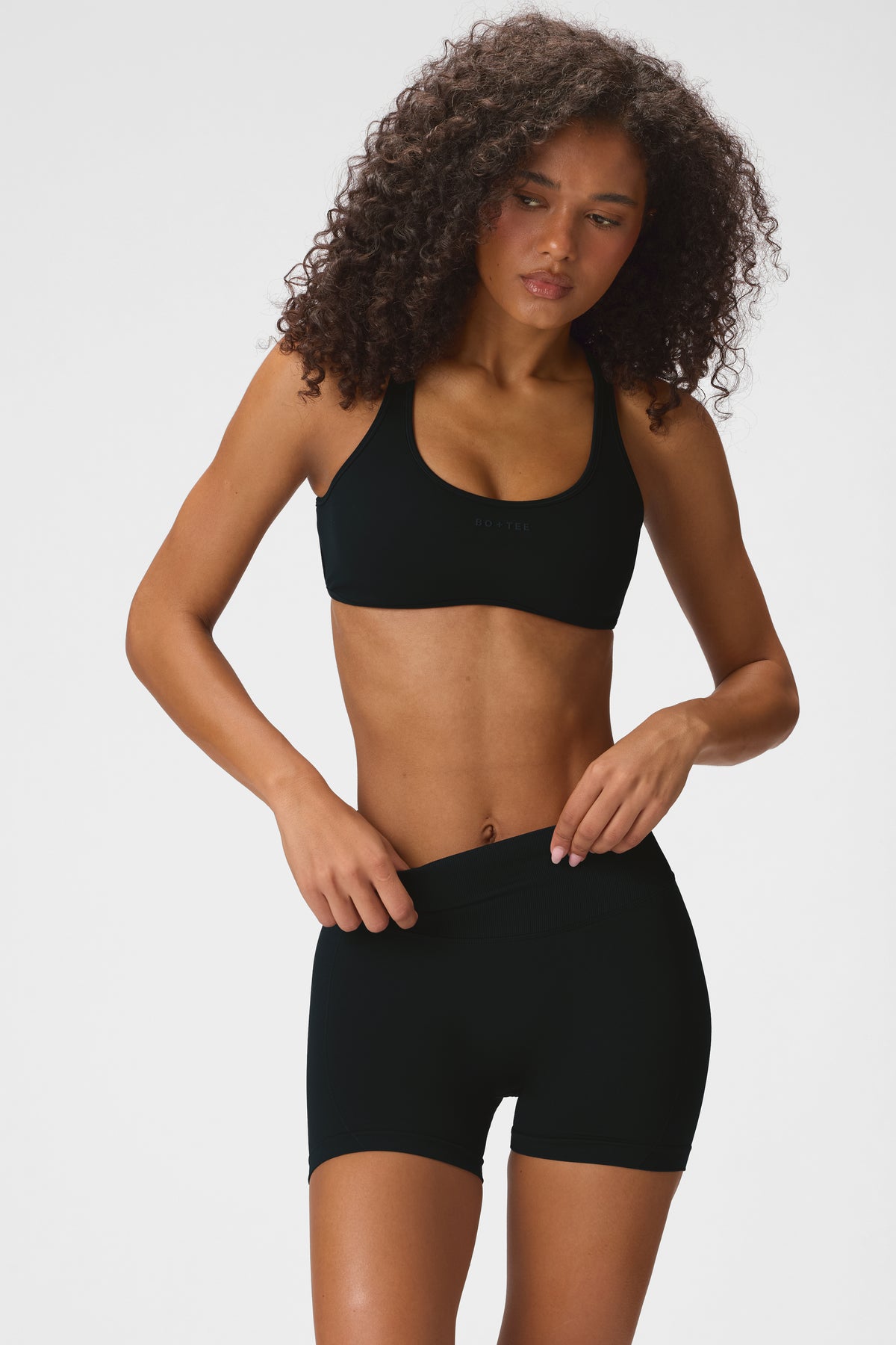 Seamless Shorts in Black
