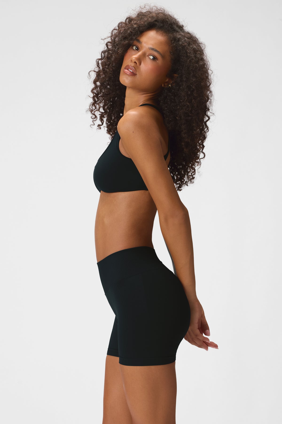 Seamless Shorts in Black