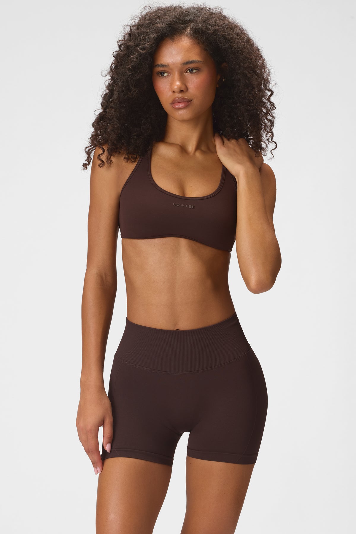 Seamless Shorts in Espresso