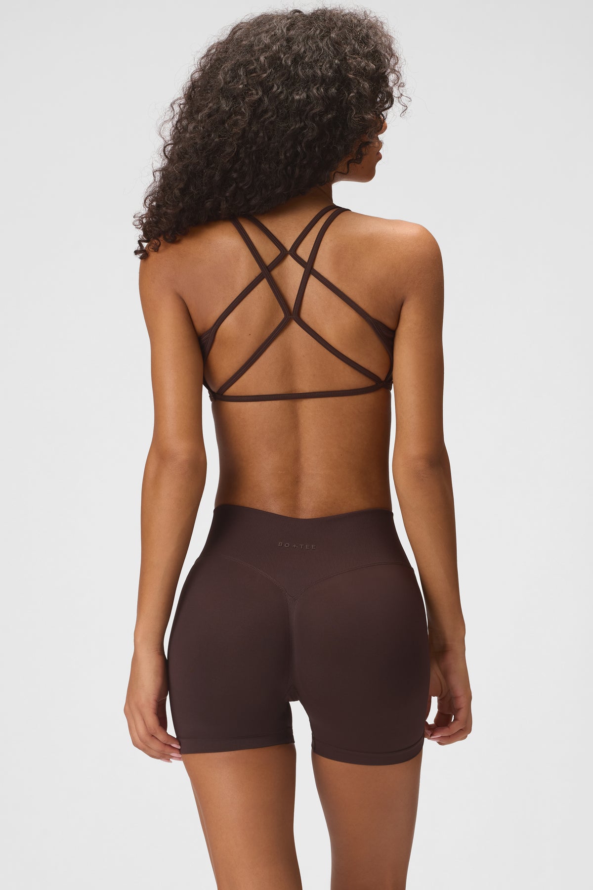 Seamless Shorts in Espresso