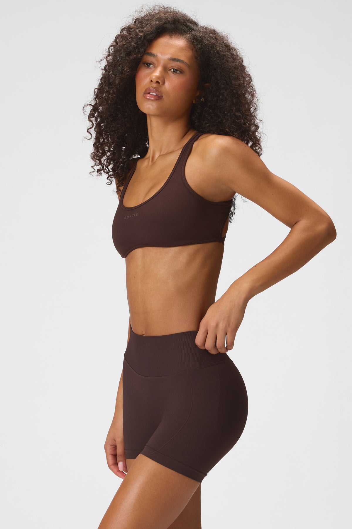 Seamless Shorts in Espresso - 2
