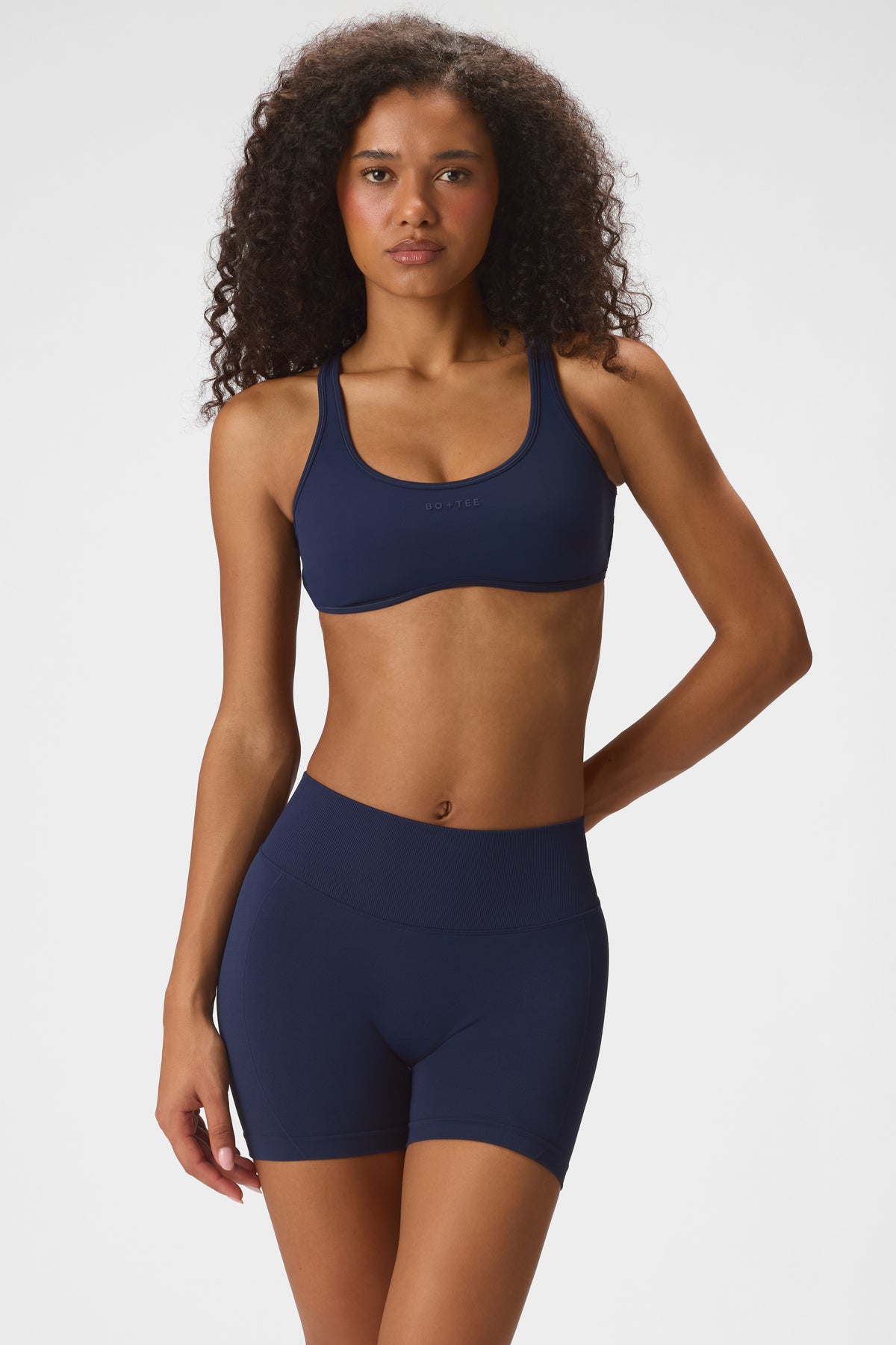 Seamless Shorts in Midnight Navy