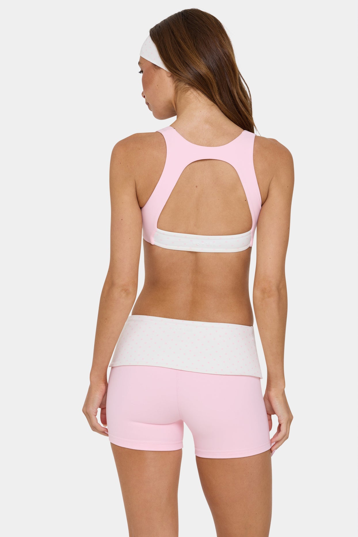 Soft Active Medium-Impact Sports Bra in Cotton Candy - 4