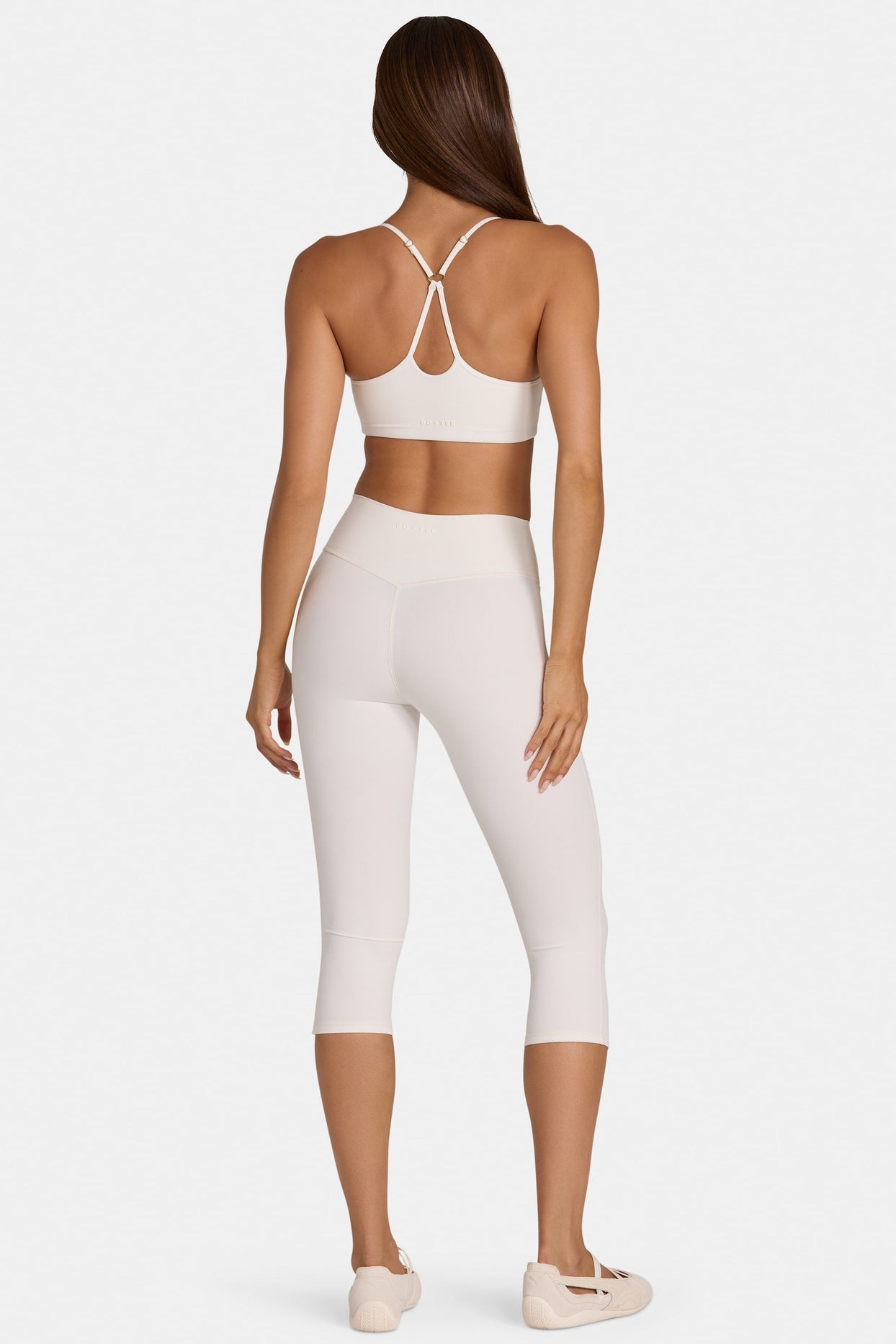 Soft Active Capri Leggings in Coconut - 2