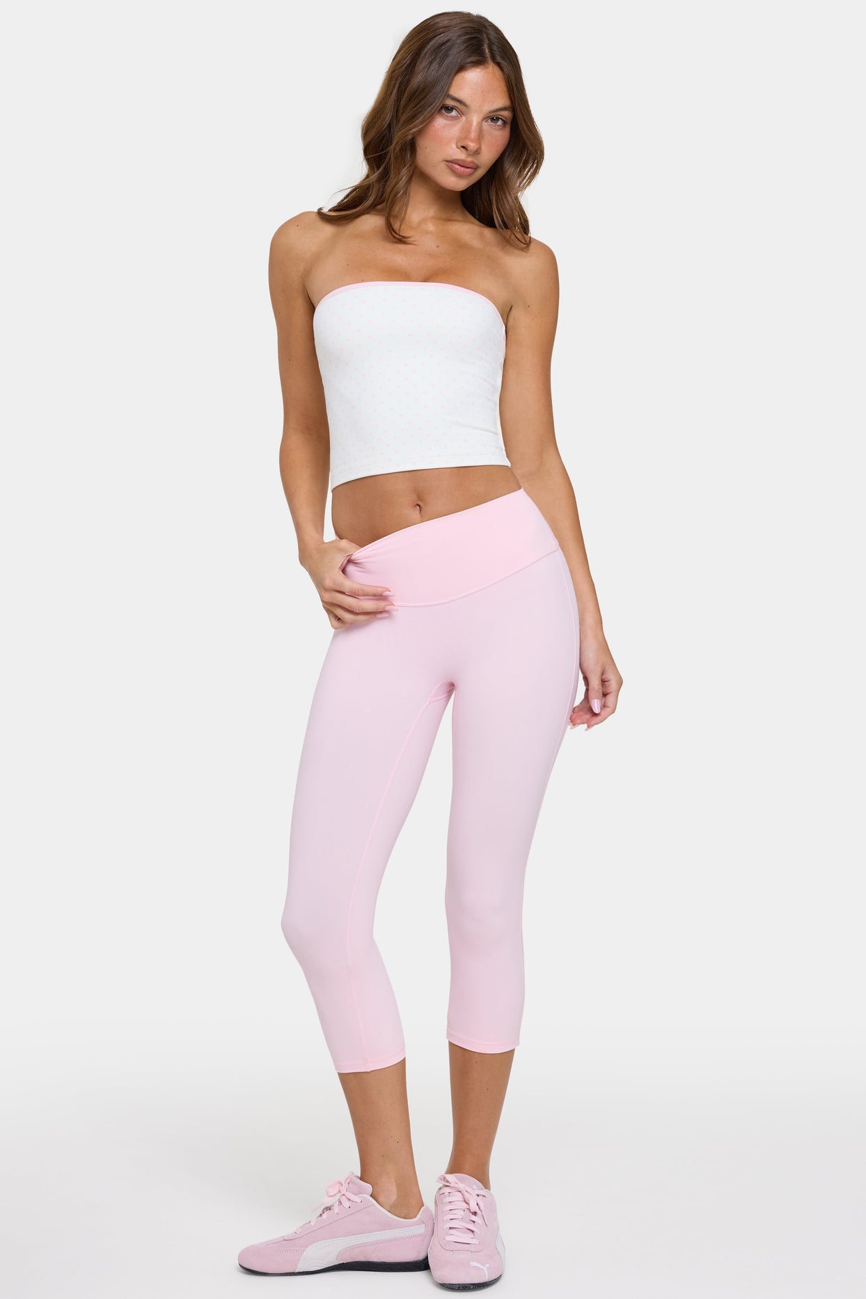 Soft Active Capri Leggings in Sorbet - 6