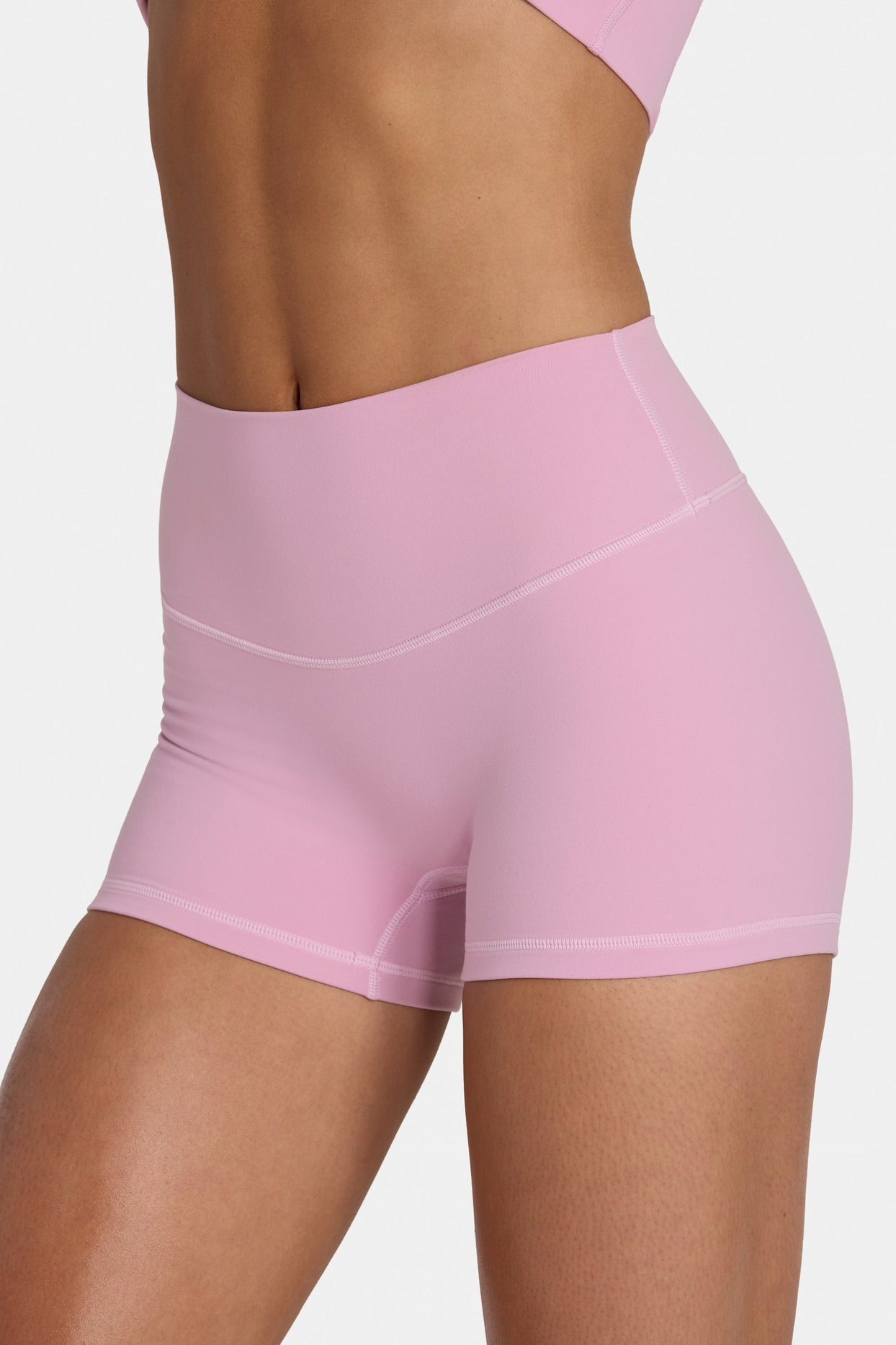 Soft Active Mini Shorts in Sweet Pink - 5