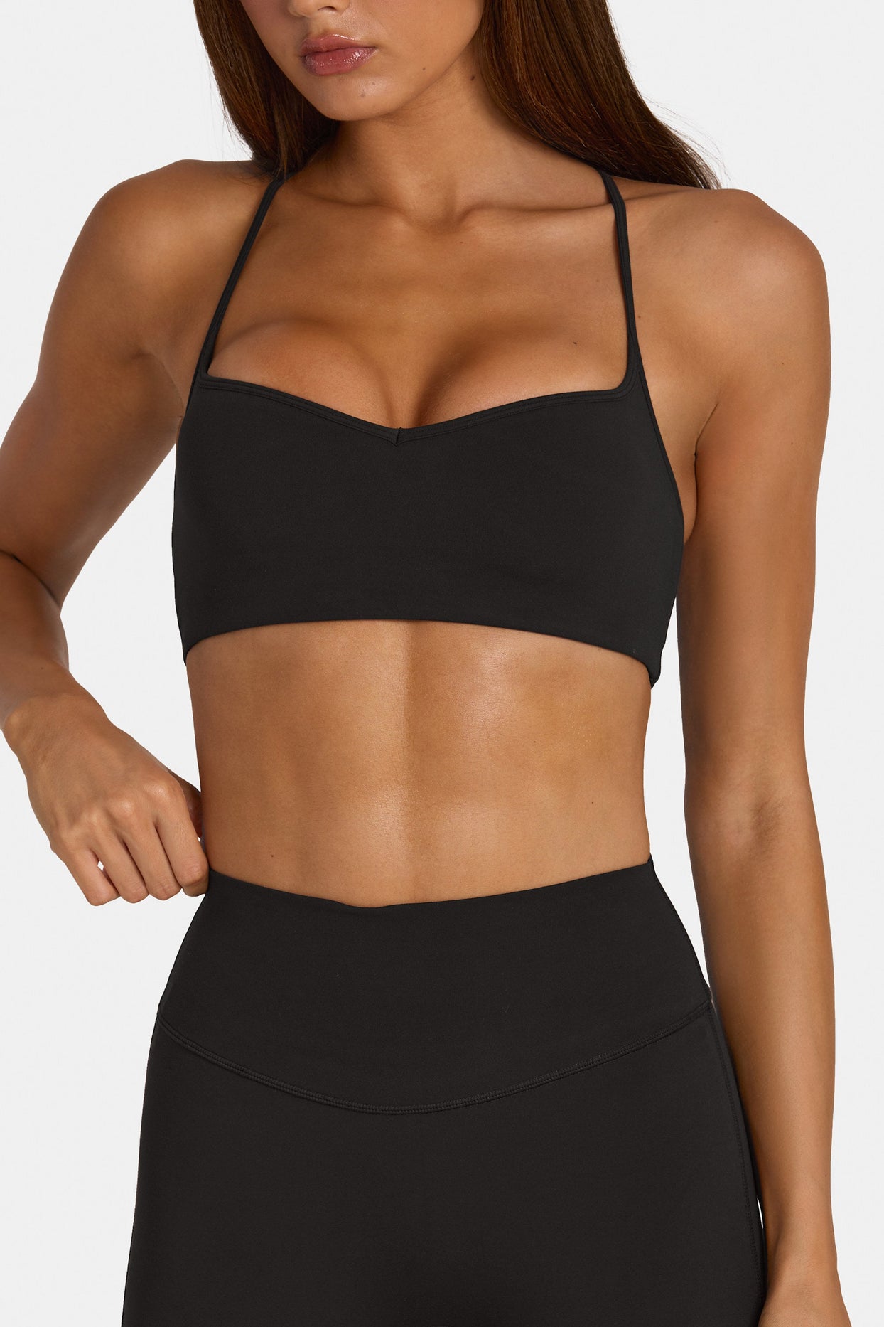 Soft Active Low-Impact Sports Bra in Black - 4