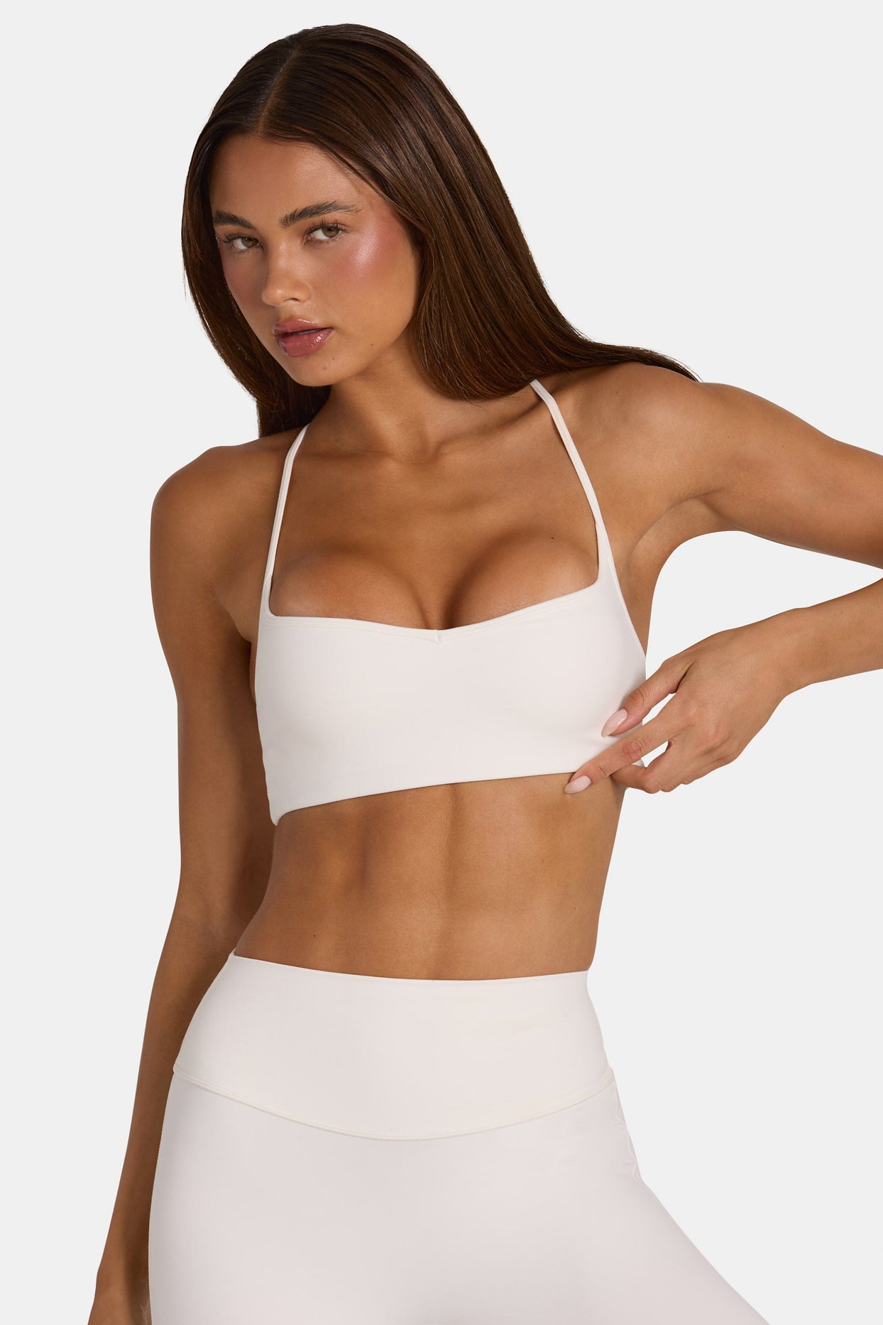 Soft Active Low-Impact Sports Bra in Coconut - 5