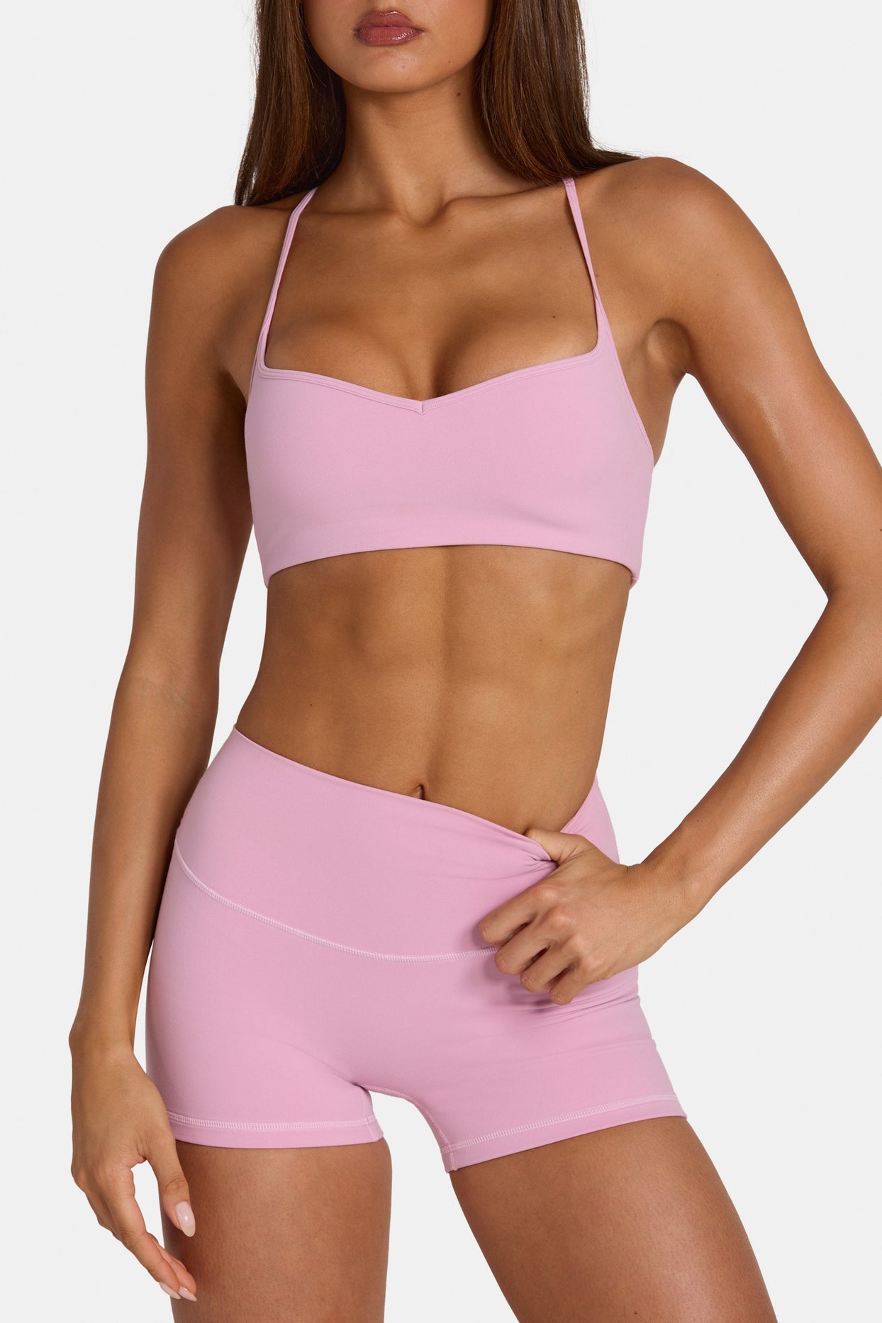 Soft Active Low-Impact Sports Bra in Sweet Pink - 4