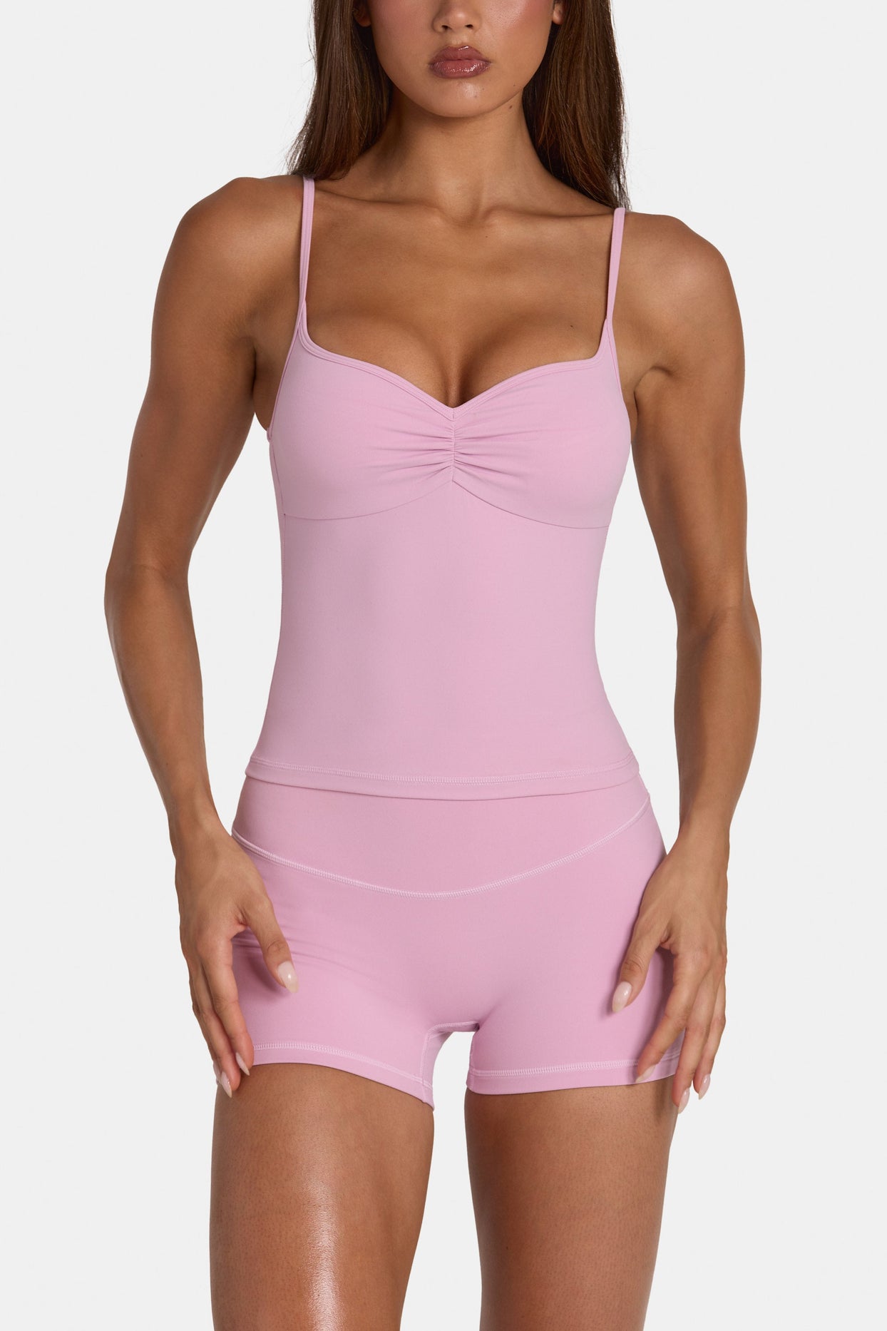 Soft Active Tank Top in Sweet Pink - 5