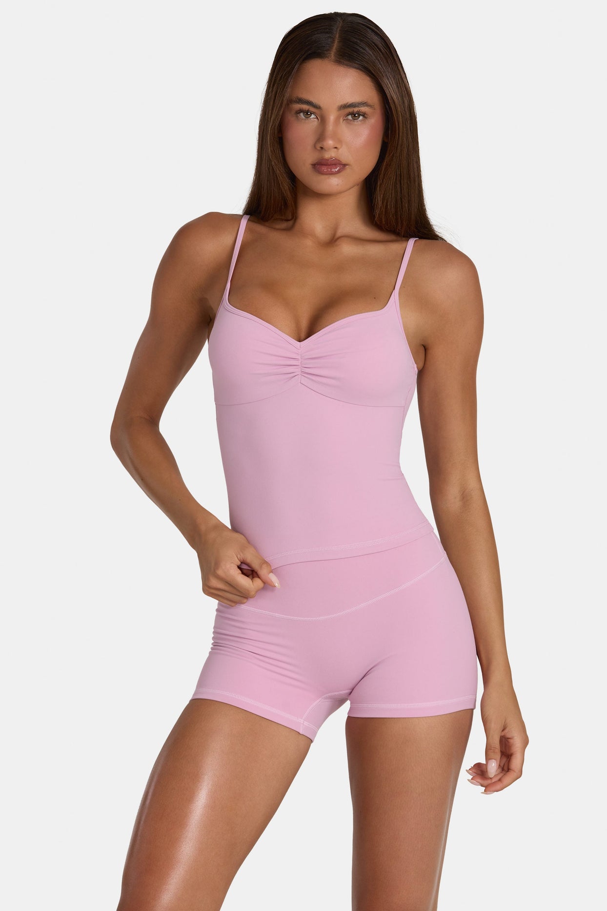 Soft Active Tank Top in Sweet Pink - 6
