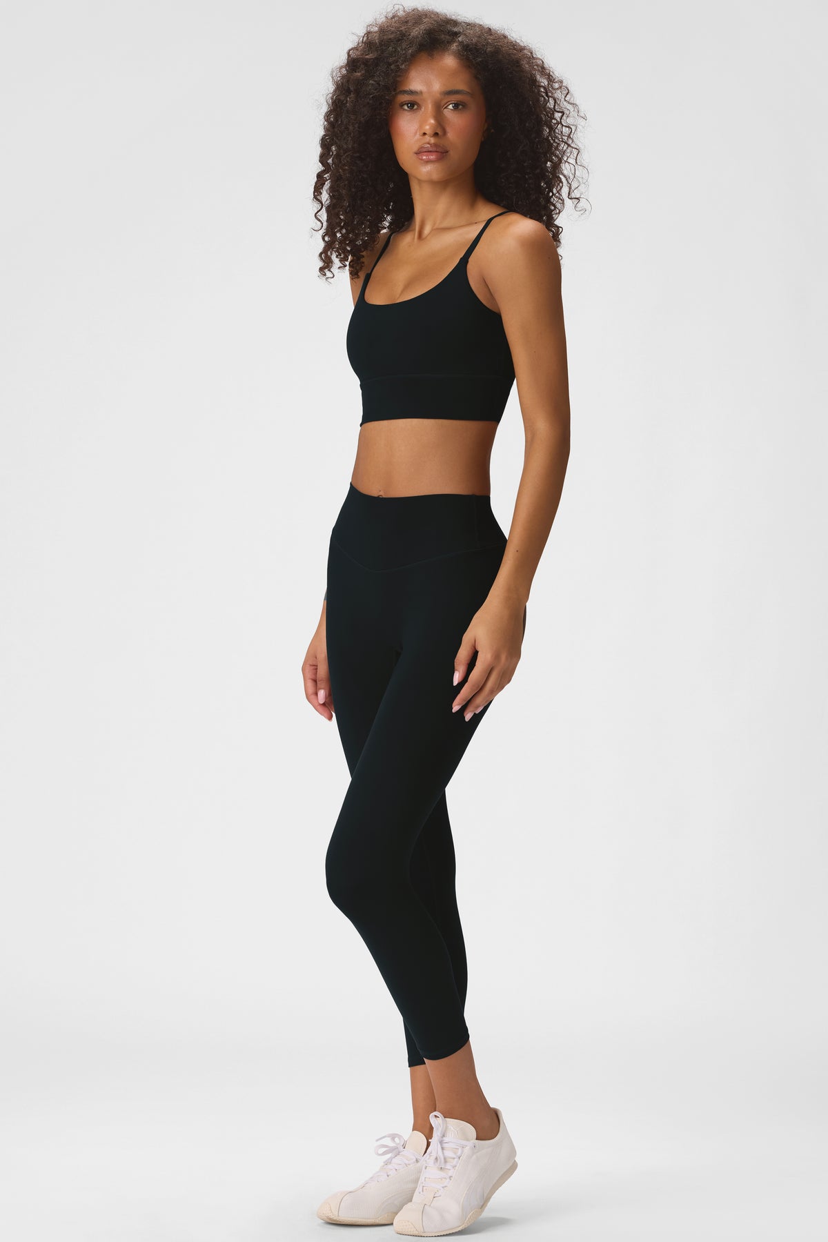 Soft Active High-Impact Sports Bra in Black