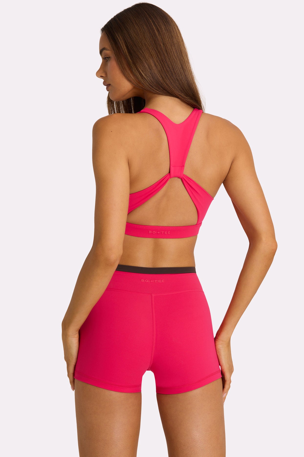 Soft Active High-Impact Sports Bra in Hot Pink - 2