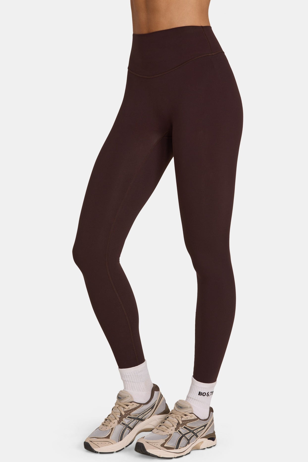 Soft Active Full-Length Leggings in Espresso - 5