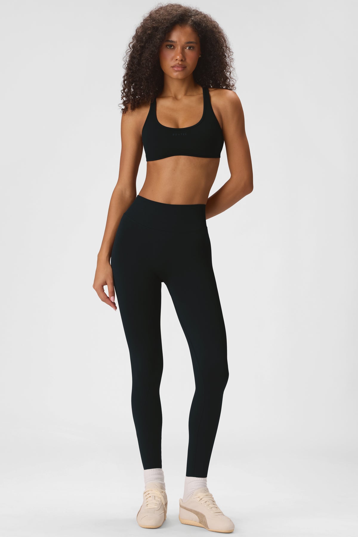 Soft Active Low-Impact Sports Bra in Black - 2