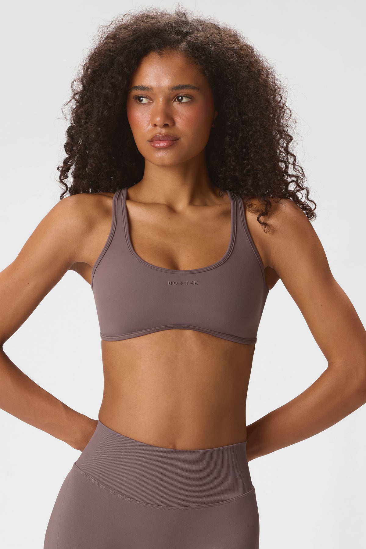 Soft Active Low-Impact Sports Bra in Stone - 2