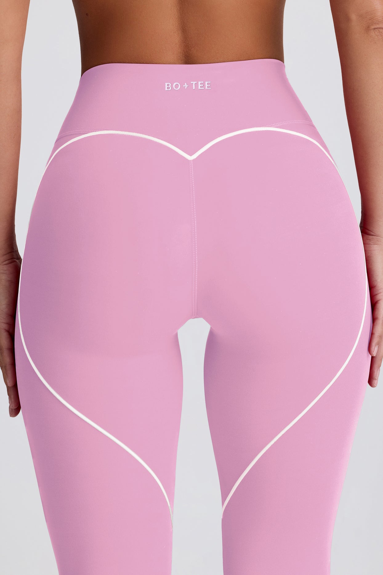 Soft Active Mid-Rise Leggings in Dusty Pink - 3