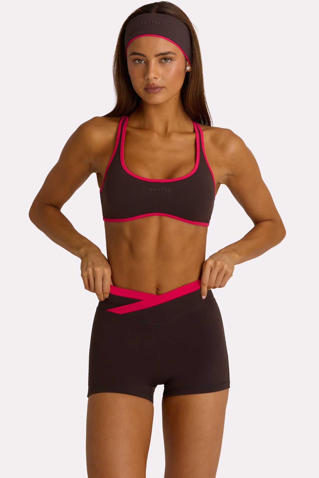 Soft Active Sports Bra in Truffle - 5