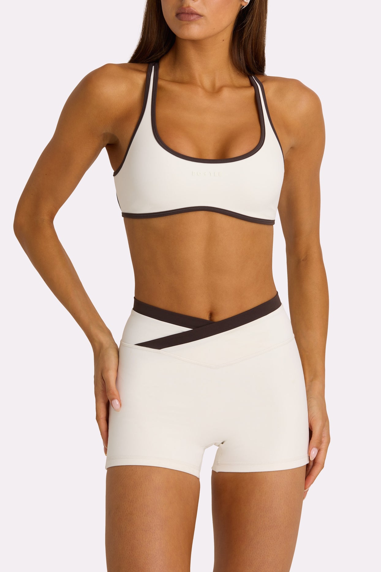 Soft Active Sports Bra in Coconut - 4