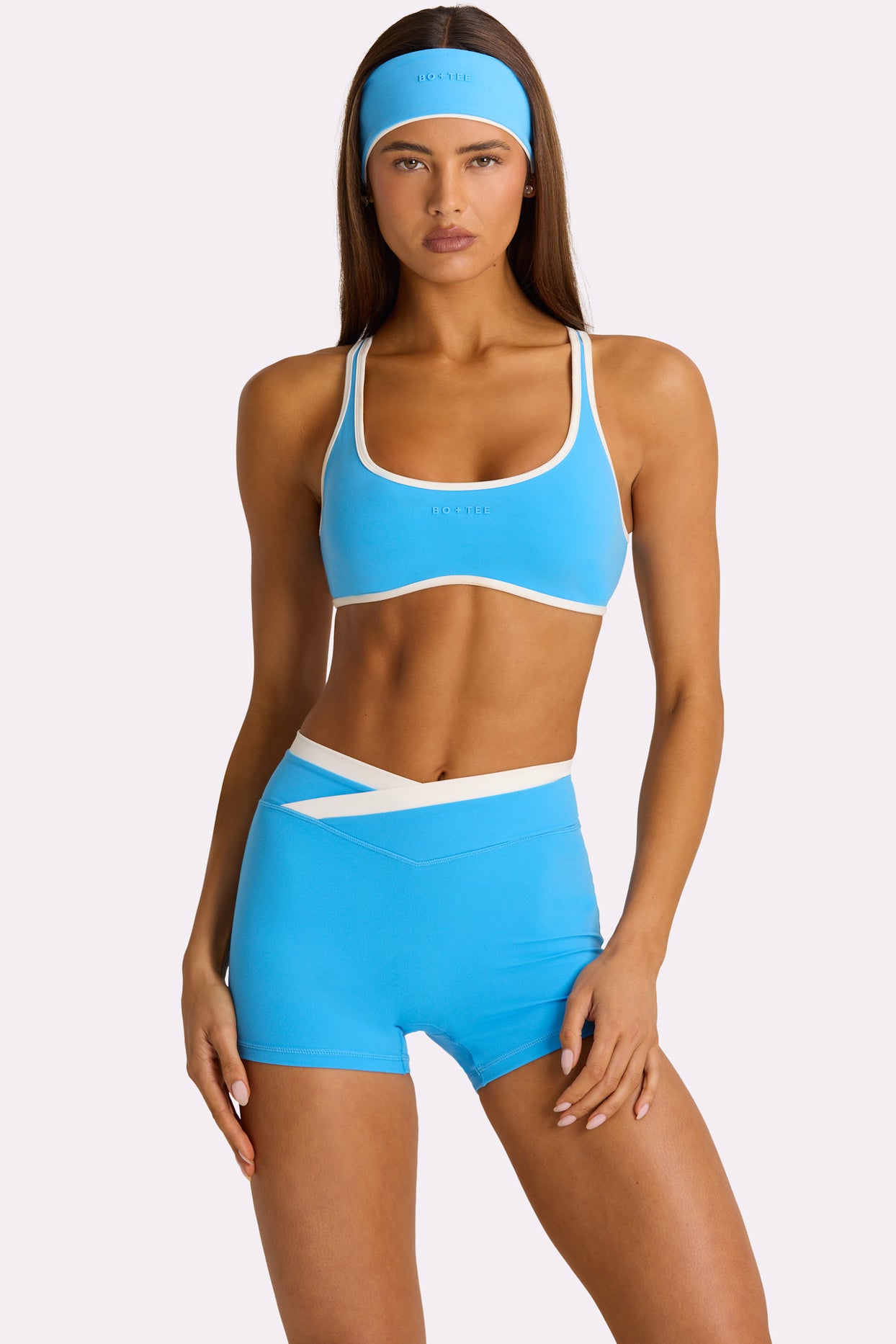 Soft Active Sports Bra in Electric Blue - 2