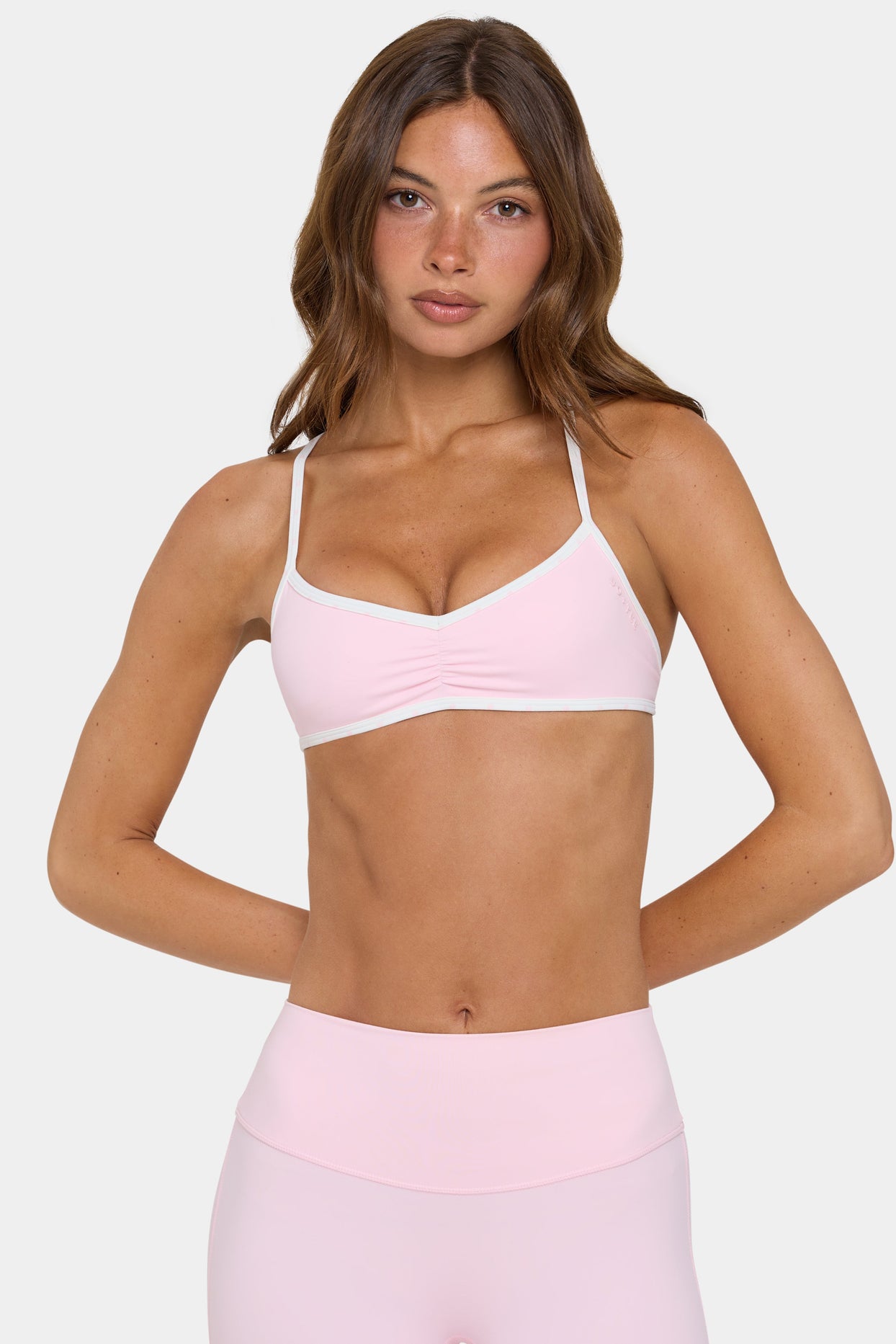 Soft Active Low-Impact Sports Bra in Sorbet - 1