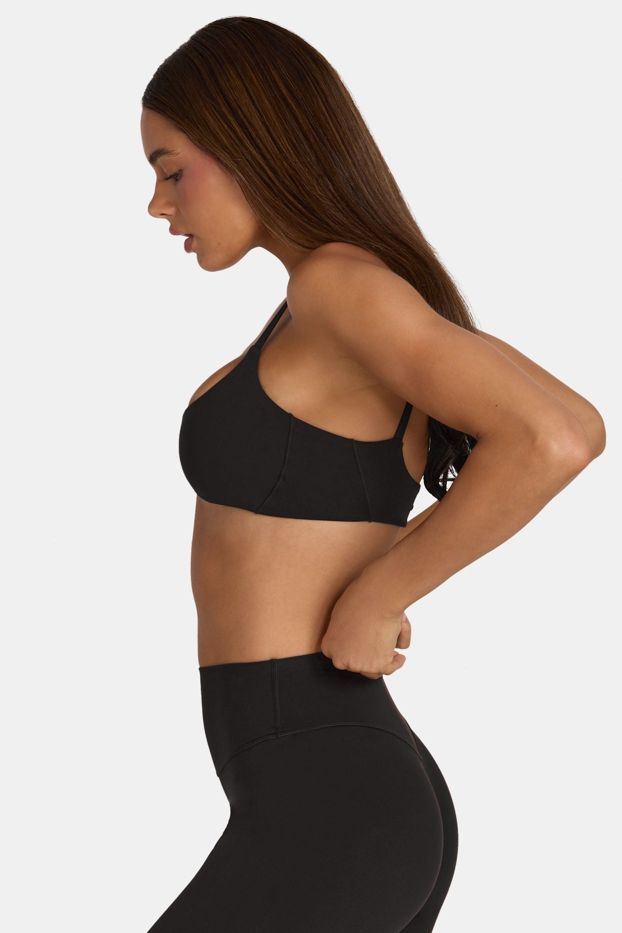 Soft Active Low-Impact Sports Bra in Black - 3
